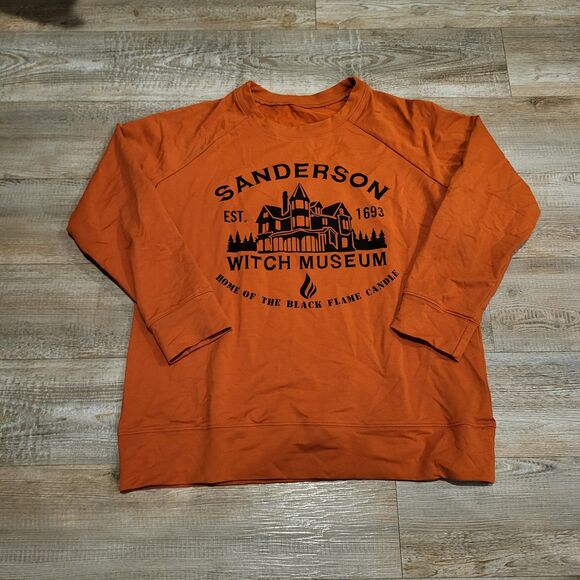 Sanderson Witch Museum Graohic Sweatshirt Crew Neck Womens Size Large - Picture 1 of 6